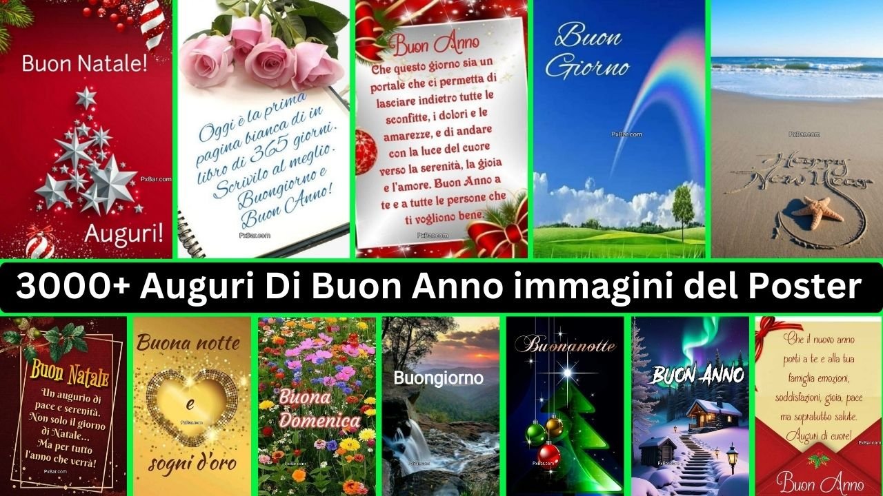 3000+ Auguri Di Buon Anno Immagini Del Poster Nuove Foto