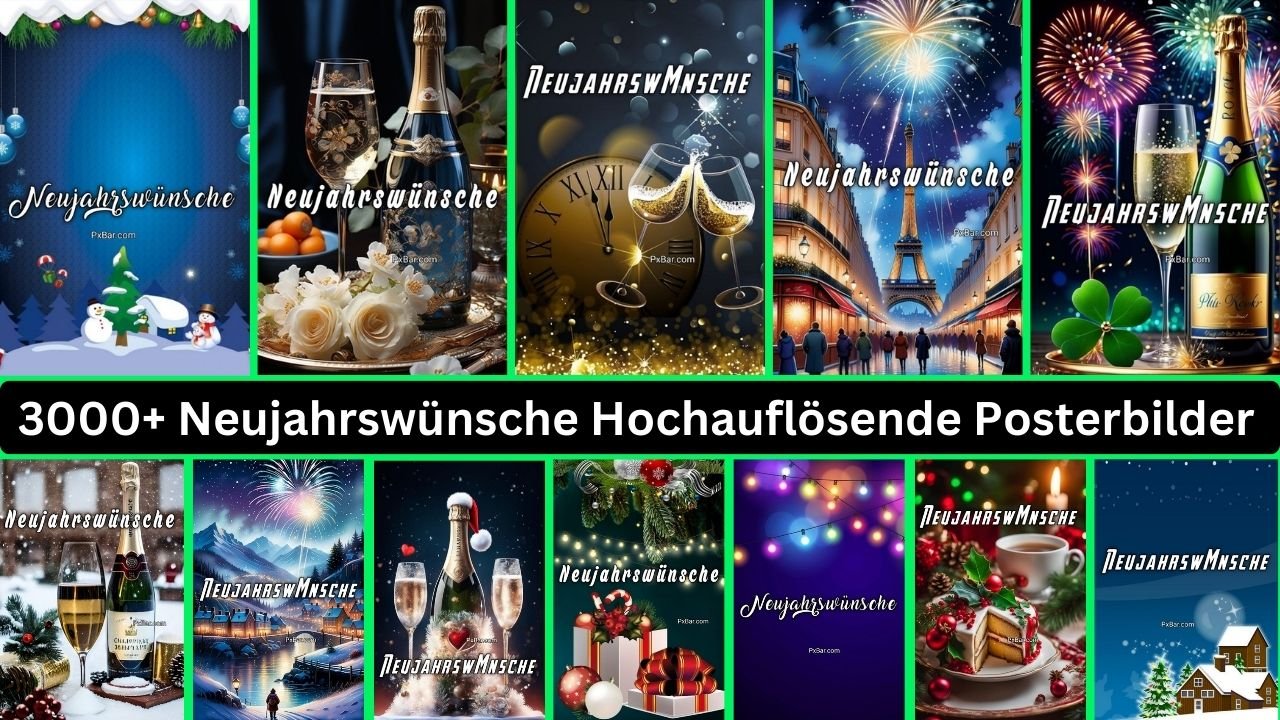 3000+ Neujahrswünsche Hochauflösende Posterbilder