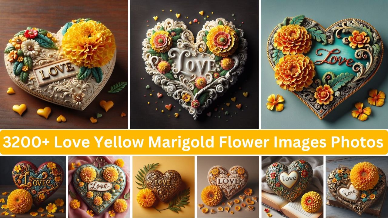 3200+ Love Yellow Marigold Flower Images Photos